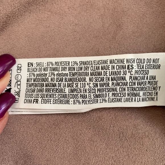 🪷Forever 21 women’s  waterfall faux suede jacket/cardigan - Picture 7 of 7